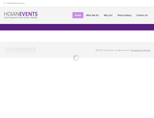Tablet Screenshot of hoianevents.com